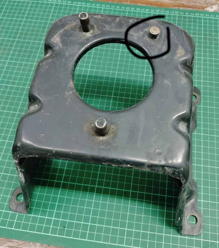 dudukan ban serep vitara escudo sidekick